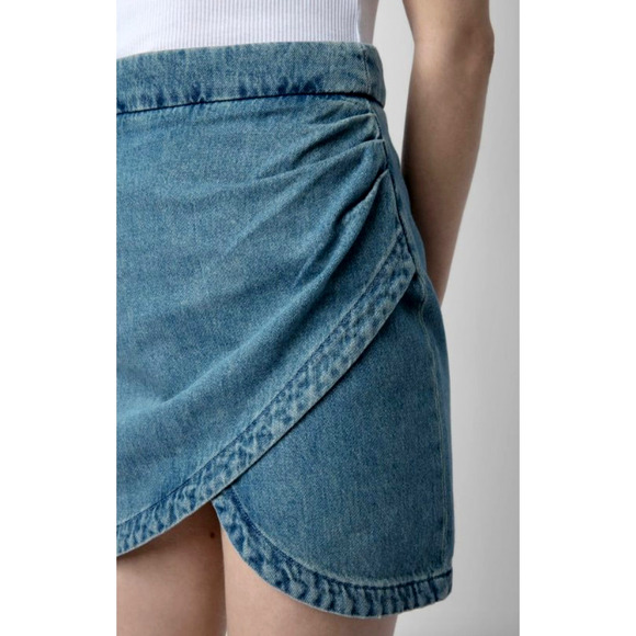 Zadig & Voltaire Julipe Denim Skirt Light Blue 34 (XS) - Picture 1 of 15